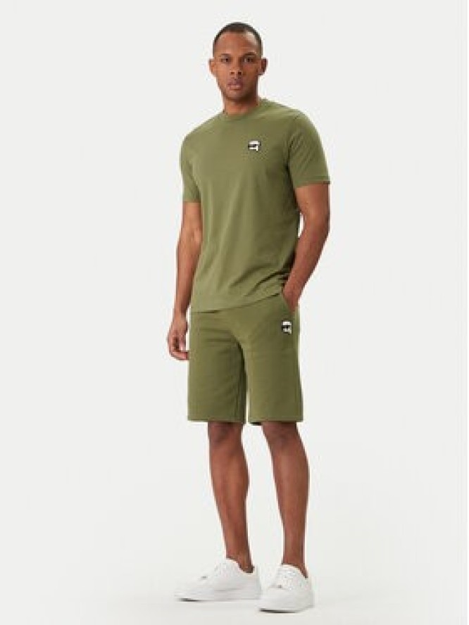 KARL LAGERFELD Szorty sportowe 705019 562900 Zielony Regular Fit