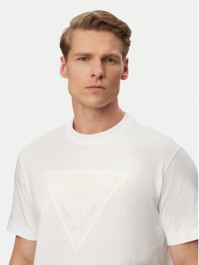 Guess T-Shirt M6GI15 K3008 Biały Regular Fit
