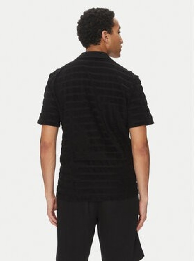 HUGO Koszula Ellino 50539351 Czarny Relaxed Fit