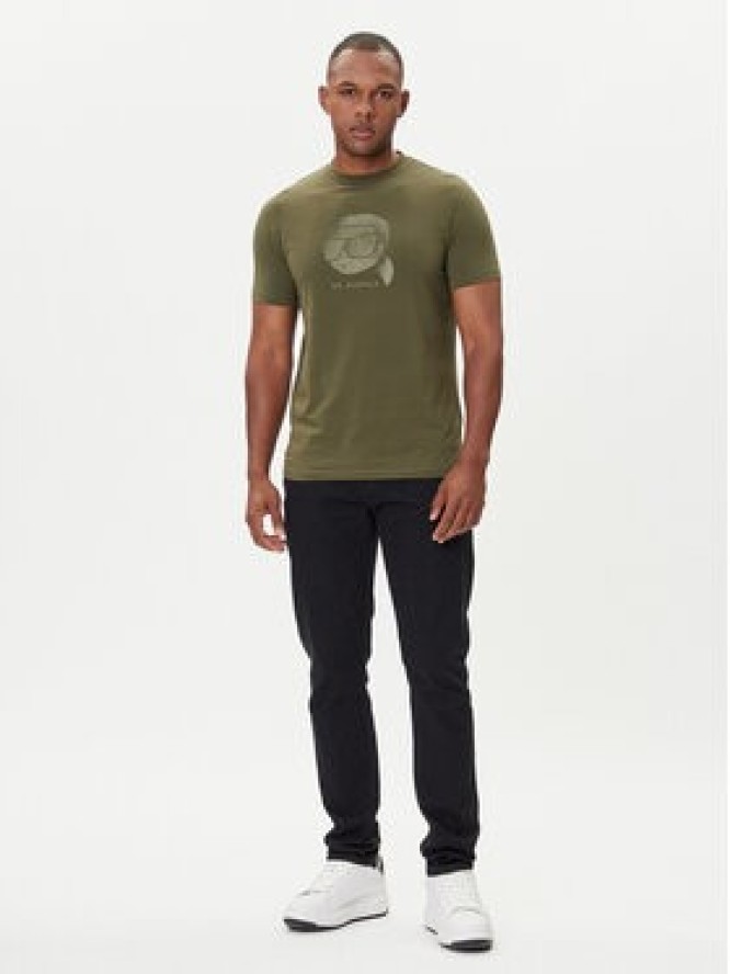KARL LAGERFELD T-Shirt 755032 554221 Zielony Regular Fit