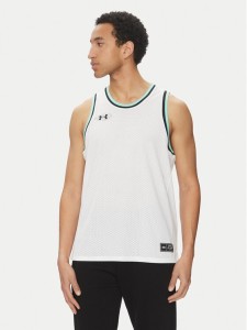 Under Armour Tank top Zone Pro 6000370 Biały Loose Fit