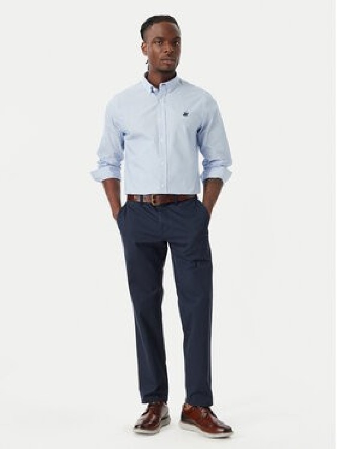 Beverly Hills Polo Club Koszula P-SS26M-BRASS Niebieski Regular Fit