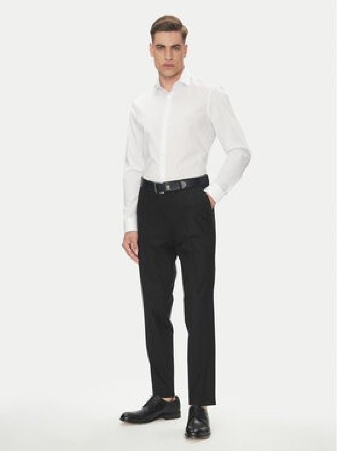 Calvin Klein Koszula Essential LV019EU000 Biały Slim Fit