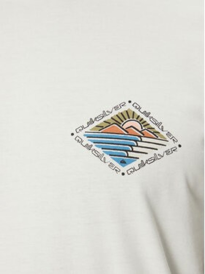 Quiksilver T-Shirt EQYZT08038 Écru Regular Fit