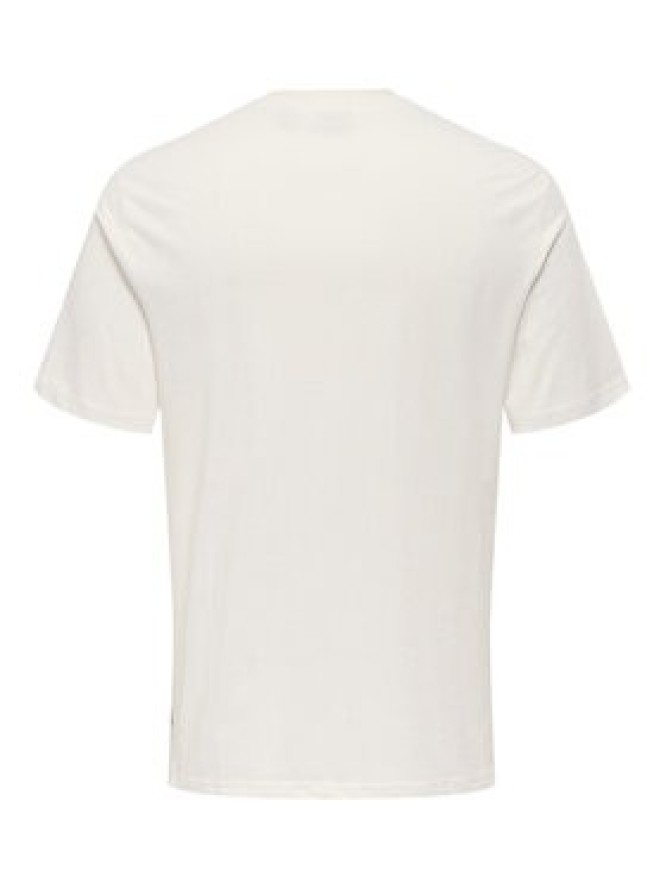 Only & Sons T-Shirt Magdy 22029454 Biały Regular Fit
