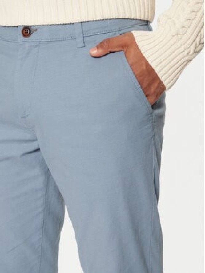 Jack & Jones Chinosy Marco 12206198 Niebieski Slim Fit
