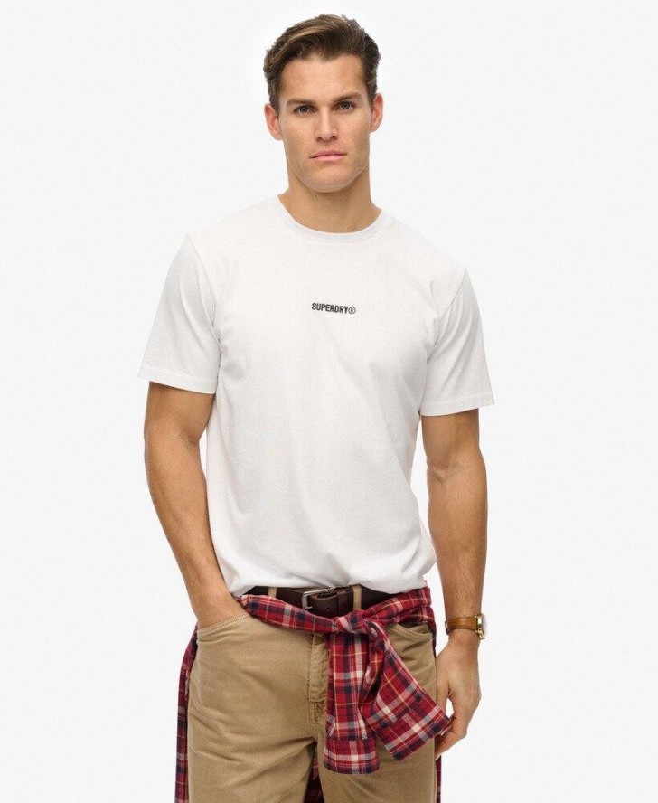 T-shirt z micro-logo Superdry