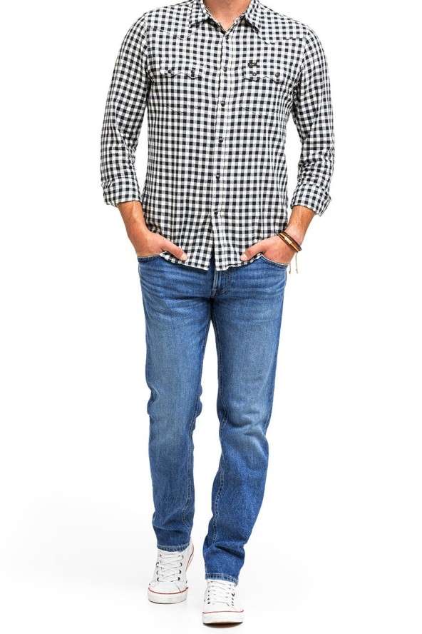 LEE Daren Zip Fly MĘSKIE SPODNIE JEANSOWE WESTLAKE L707JX68 112118197