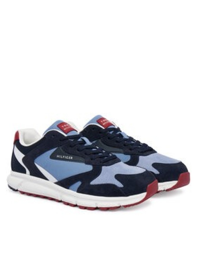 Tommy Hilfiger Sneakersy Outdoor Runner FM0FM05945 Niebieski
