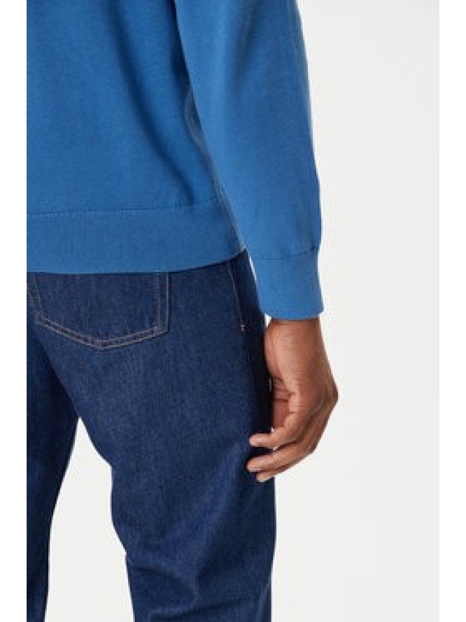 Calvin Klein Jeans Sweter LV04RC309G Niebieski Regular Fit