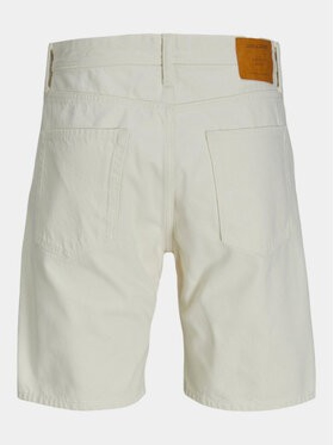 Jack & Jones Szorty jeansowe Tony 12249043 Écru Loose Fit