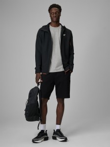4F Spodenki dresowe męskie - czarne XXL