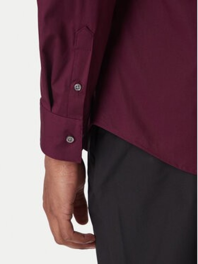 Calvin Klein Koszula LV04LB145G Fioletowy Slim Fit