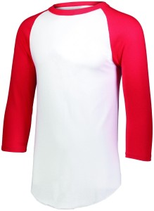 Koszulka baseballowa 3/4 Augusta Sportswear Mouw 2.5 dla dorosłych