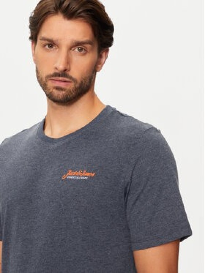 Jack & Jones T-Shirt Erik 12257603 Granatowy Relaxed Fit