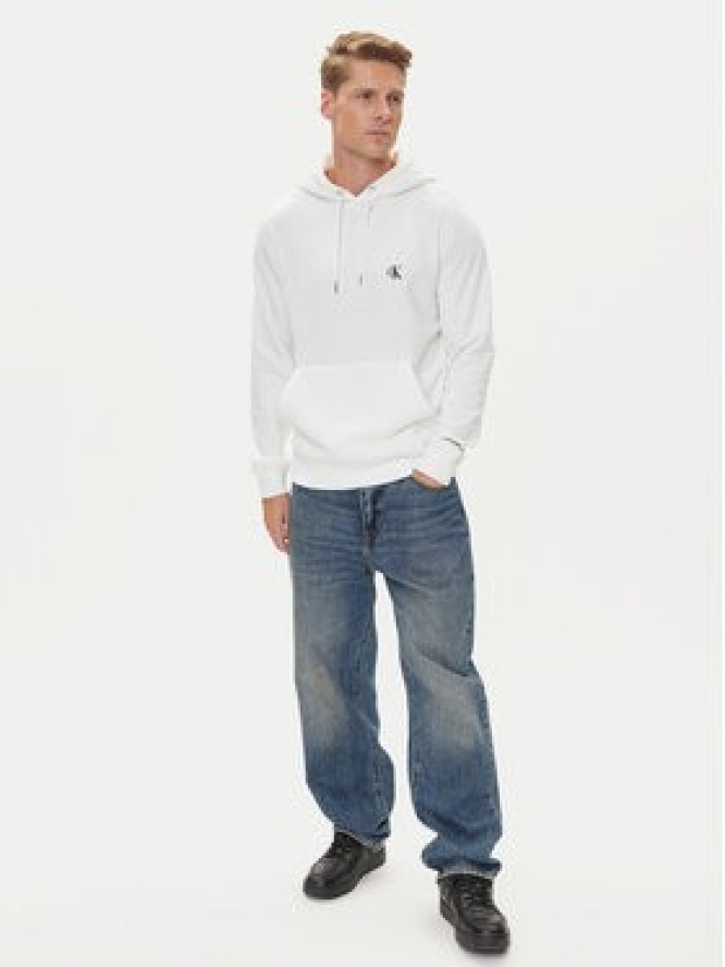 Calvin Klein Jeans Bluza J30J315713 Écru Regular Fit