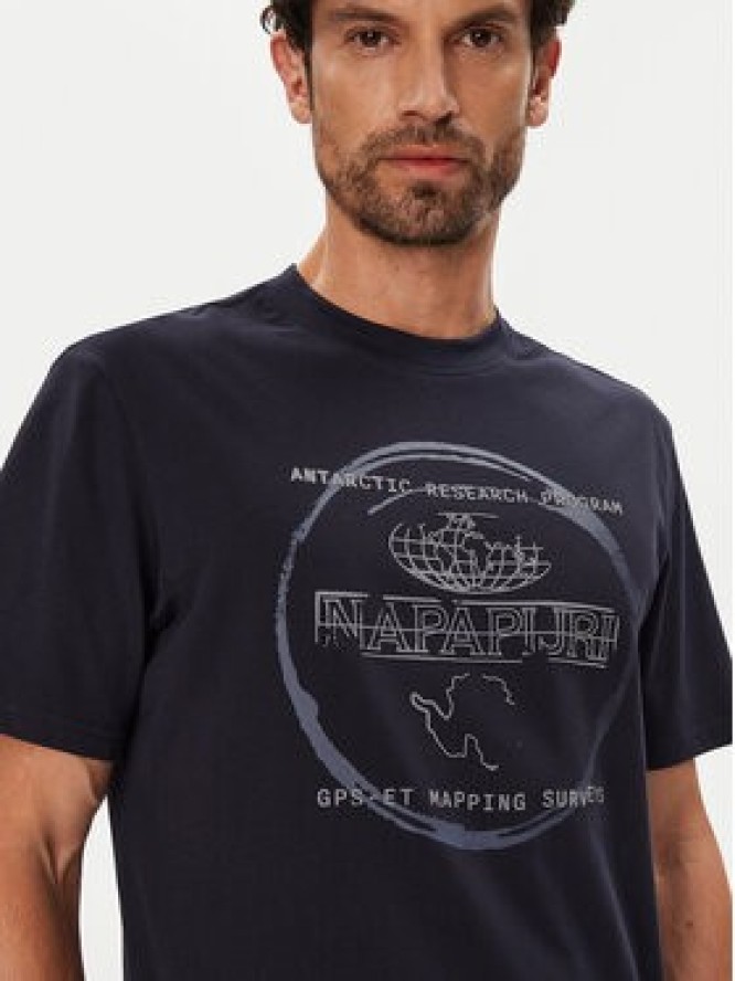 Napapijri T-Shirt S-Bald NP0A88SF Granatowy Regular Fit