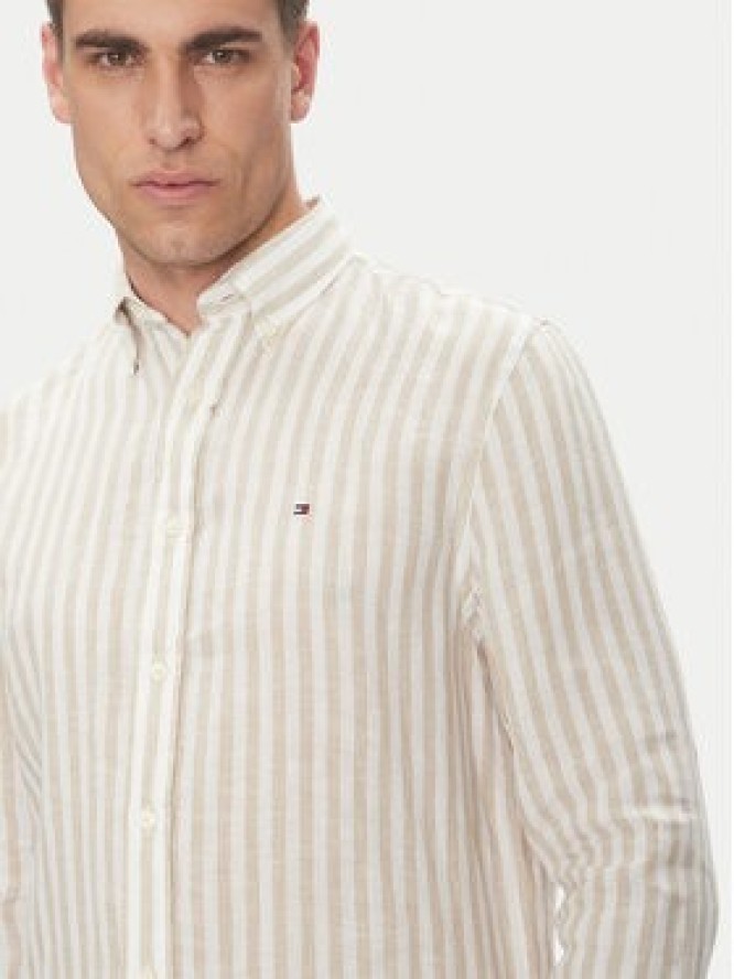 Tommy Hilfiger Koszula Essential MW0MW38581 Beżowy Regular Fit