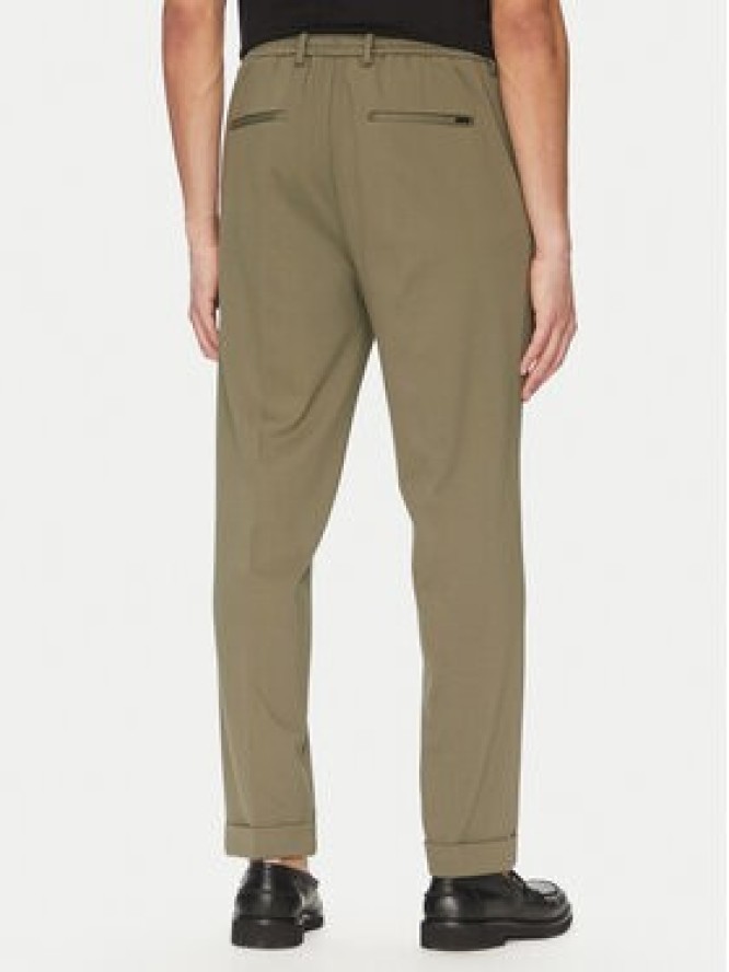 Liu Jo Spodnie materiałowe QA5080 J4776 80515 Zielony Regular Fit