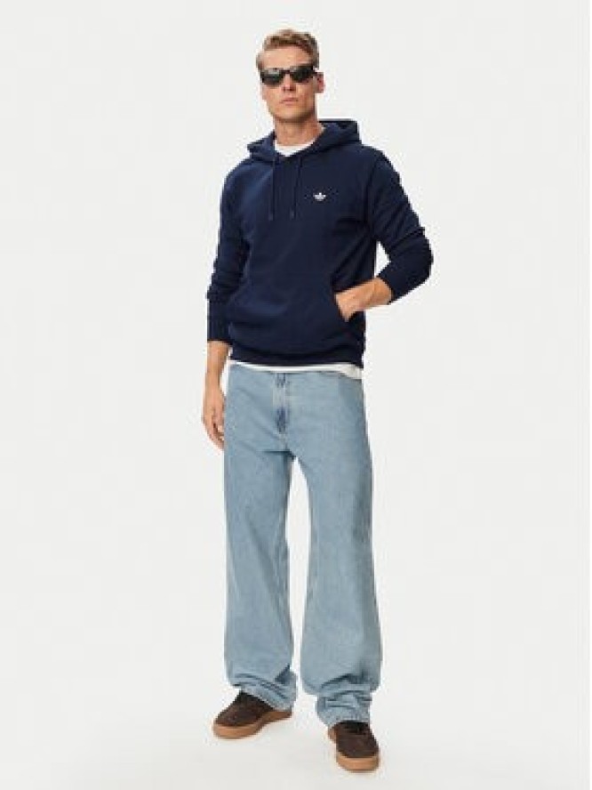 adidas Bluza Trefoil Essentials KS9804 Niebieski Regular Fit