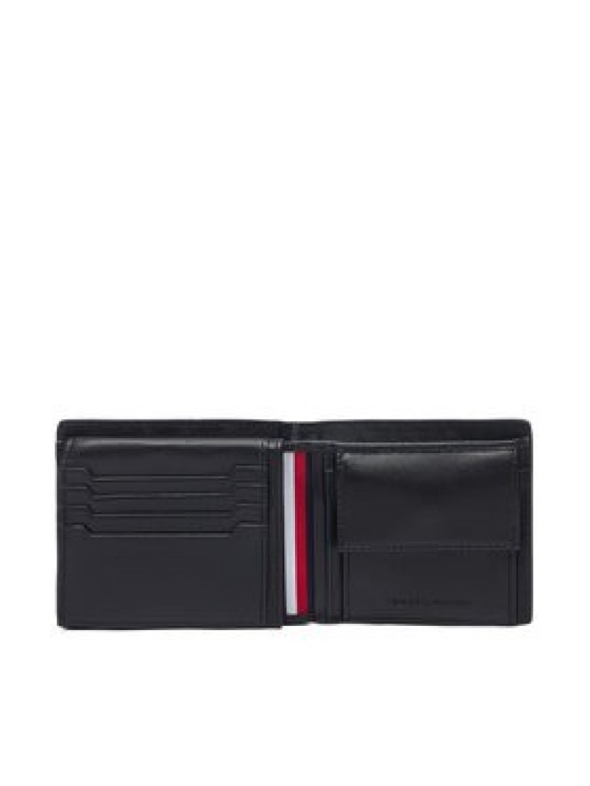 Tommy Hilfiger Portfel Th Soho Cc Flap And Coin AM0AM14503 Czarny