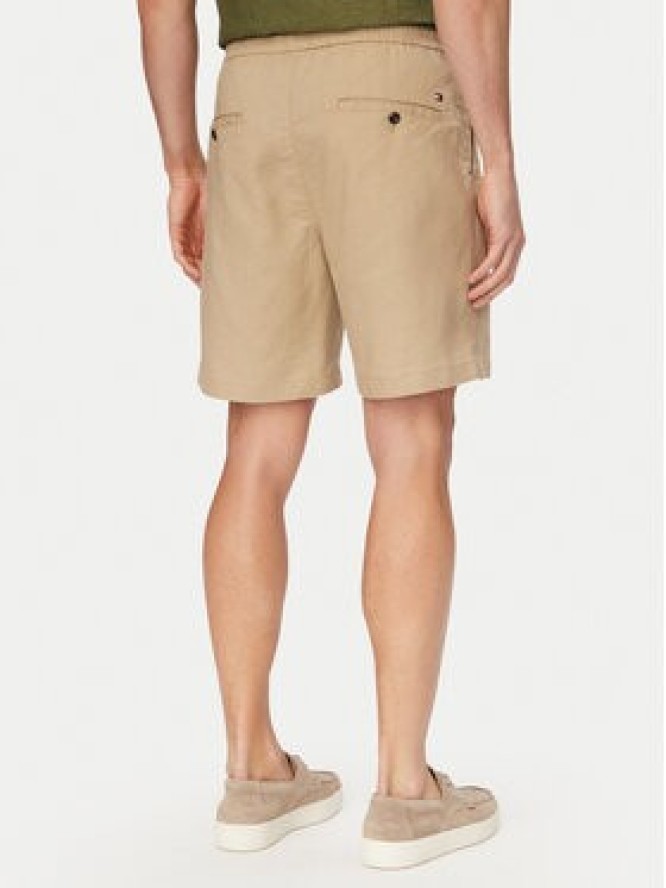 Tommy Hilfiger Szorty materiałowe Dover MW0MW44353 Khaki Regular Fit