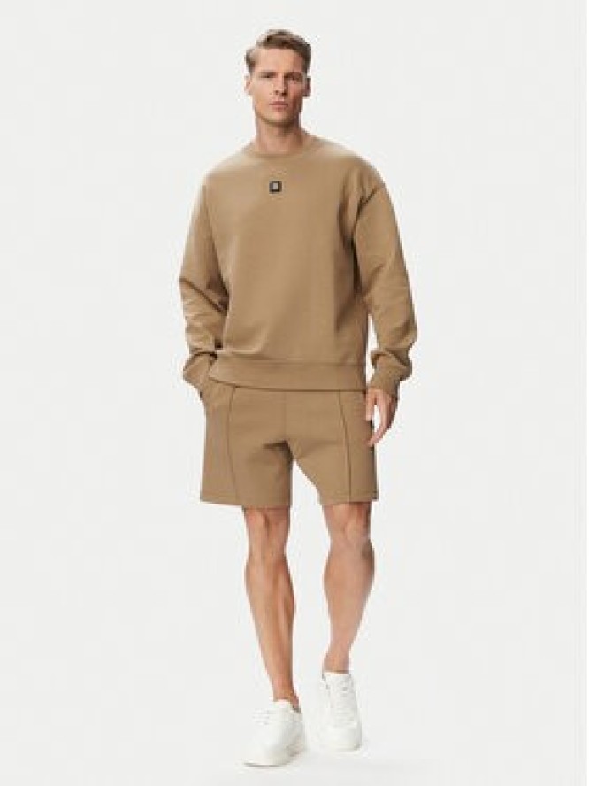 HUGO Szorty sportowe Dimacshort 50562844 Beżowy Regular Fit