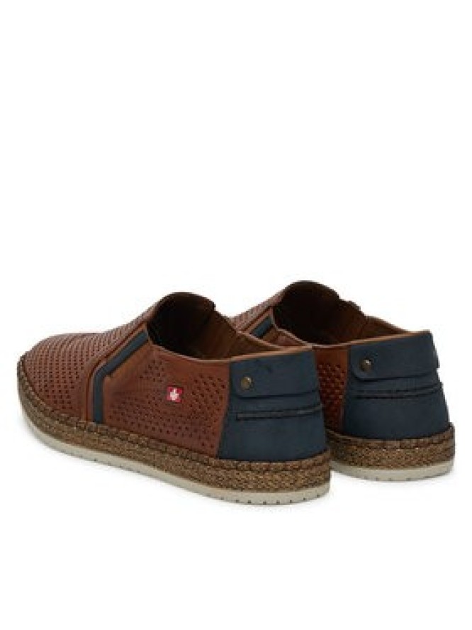 Rieker Półbuty B5297-24 Brązowy