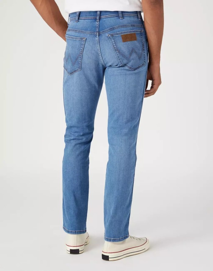 WRANGLER TEXAS SLIM MĘSKIE SPODNIE JEANSOWE JEANSY ON POINT W12SCSZ84 112330699