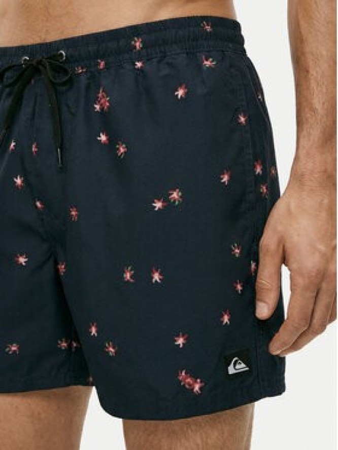 Quiksilver Szorty kąpielowe Everyday Printed Volley 15 EQYJV04219 Czarny Regular Fit