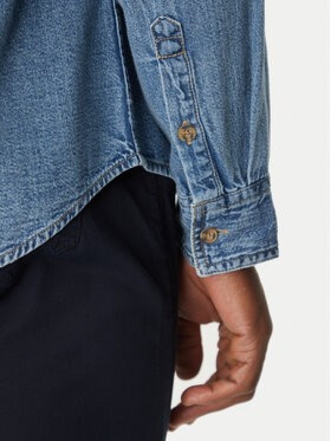 Guess Jeans Koszula jeansowa M4YH56 D5EI2 Granatowy Regular Fit