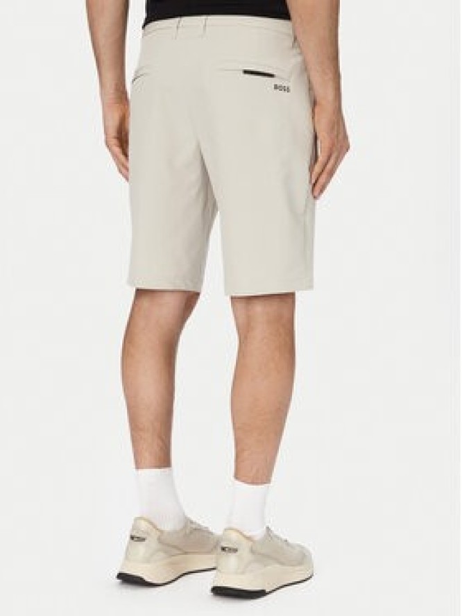 BOSS Szorty materiałowe S Commuter 10.5 Inch 50540337 Beżowy jasny Slim Fit
