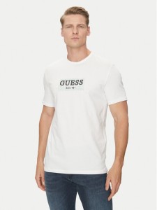 Guess T-Shirt M5GI19 J1314 Biały Slim Fit