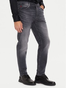 HUGO Jeansy 50547274 Szary Tapered Fit