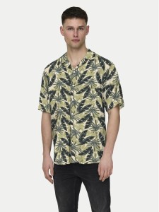Only & Sons Koszula Wayne 22028616 Zielony Regular Fit