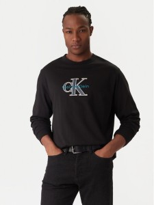 Calvin Klein Jeans Bluza LV04RE257G Czarny Regular Fit