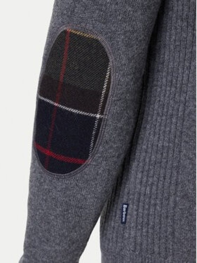 Barbour Sweter Holden MKN0837GY53 Szary Regular Fit
