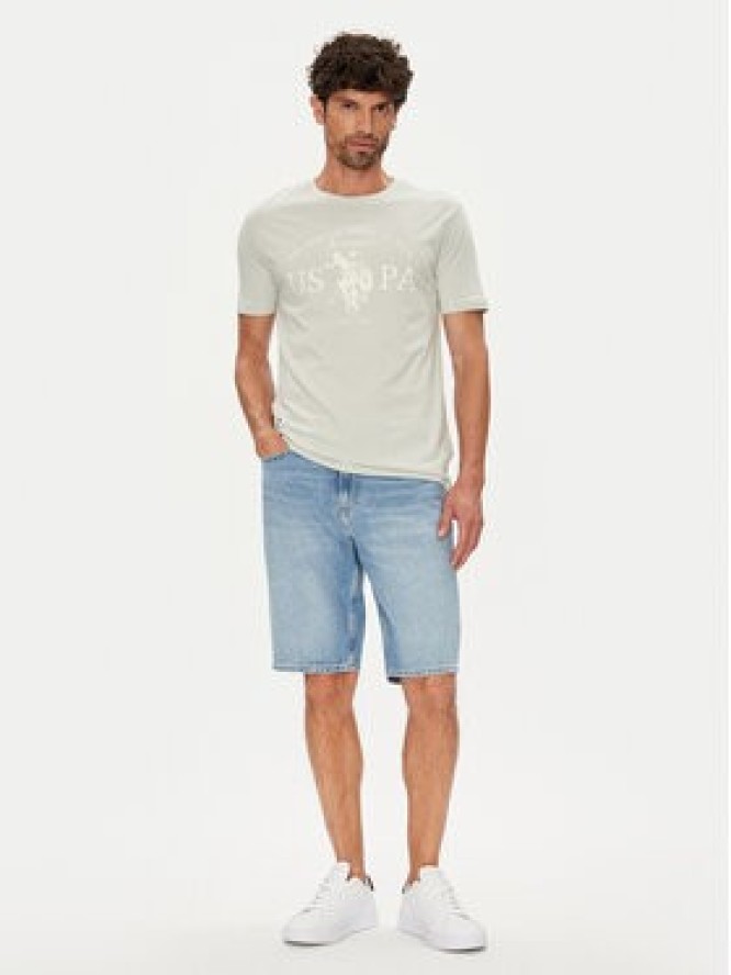 U.S. Polo Assn. T-Shirt MUP4203 Beżowy Regular Fit