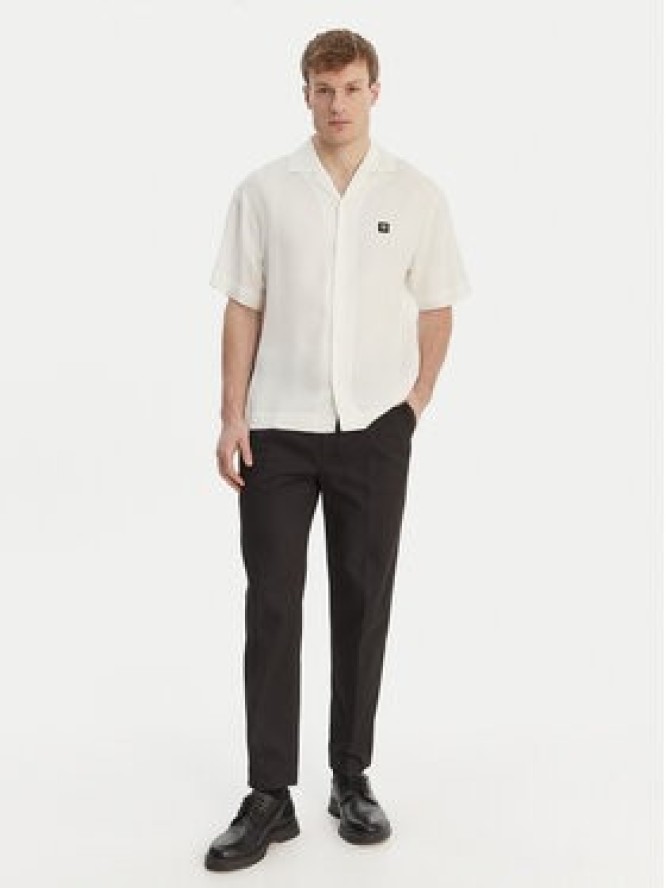 HUGO Koszula Espino 50560593 Écru Oversize