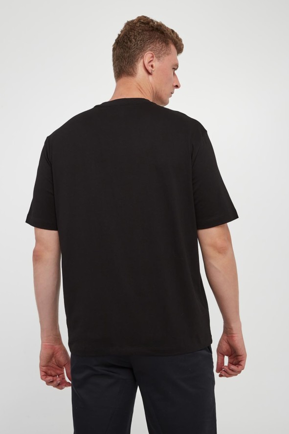 T-shirt męski z haftem ARMANI EXCHANGE