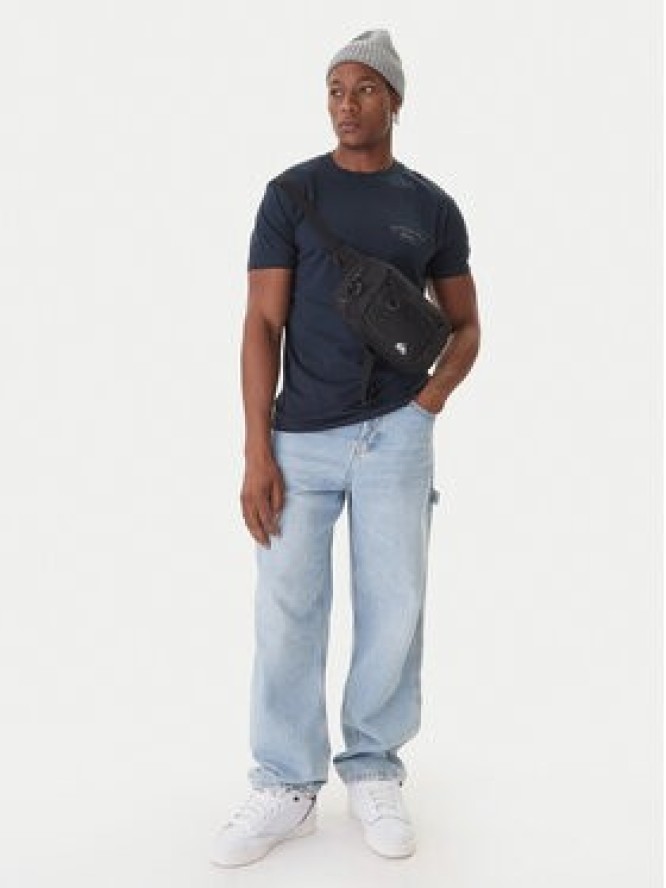 Quiksilver T-Shirt Anchor EQYZT08178 Granatowy Regular Fit