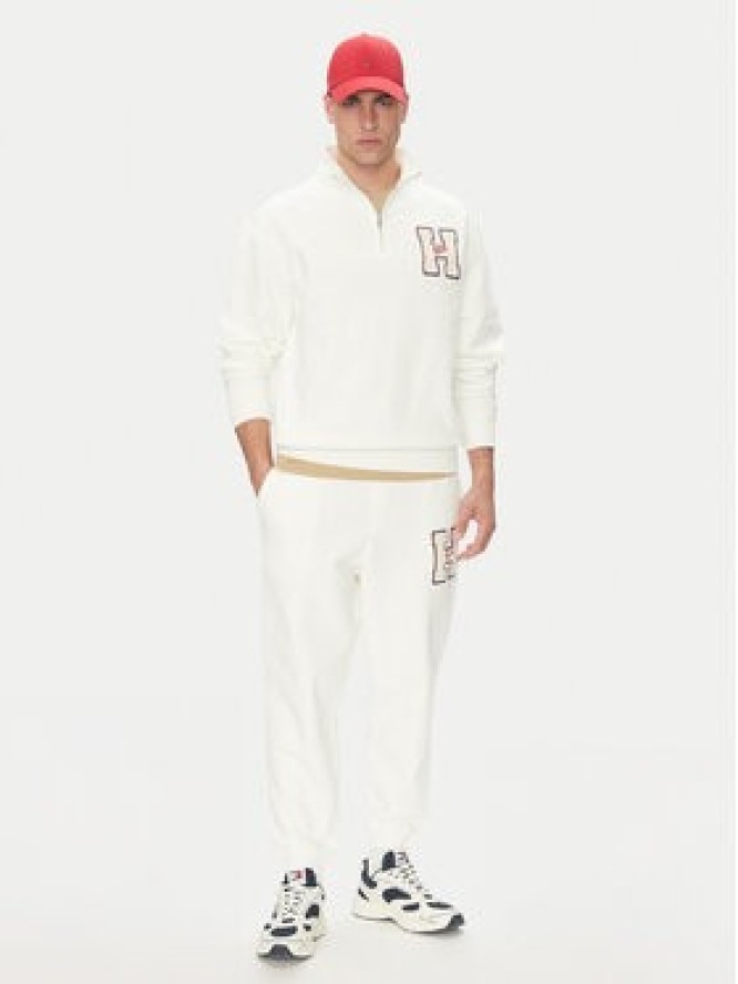 Tommy Jeans Bluza Towel Patch DM0DM21263 Écru Regular Fit