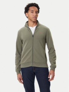 Napapijri Bluza Balis NP0A4GBA Zielony Regular Fit