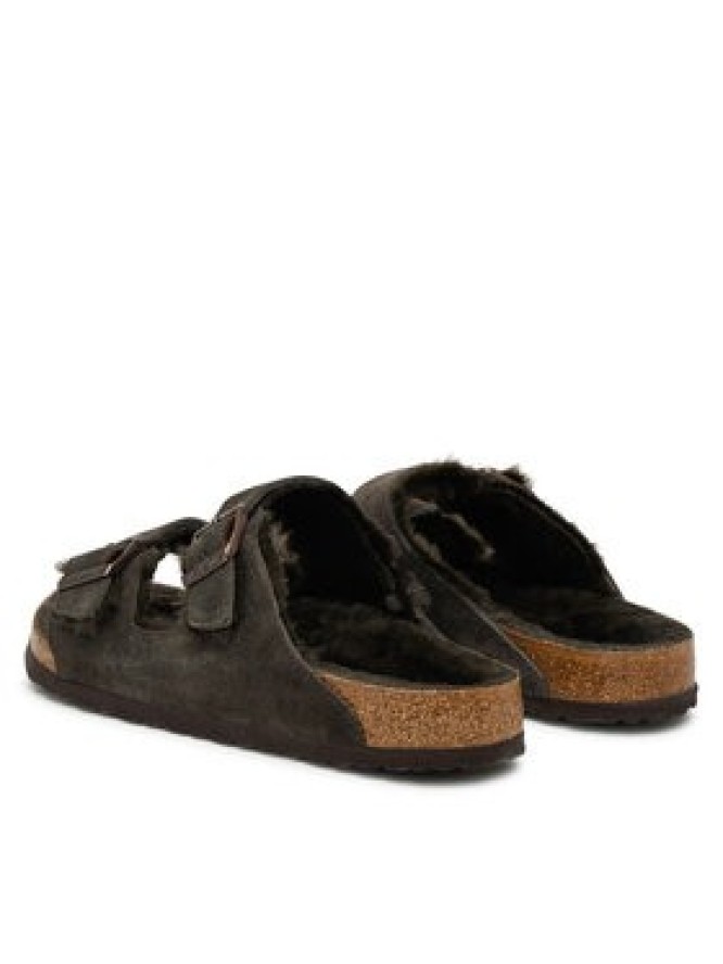 Birkenstock Klapki Arizona Shearling 1020566 Brązowy