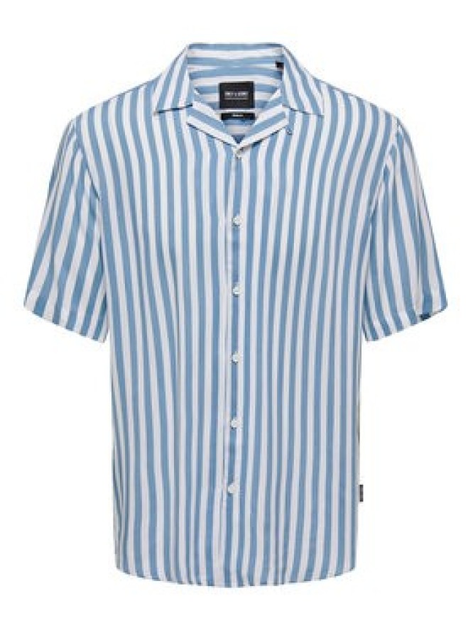 Only & Sons Koszula 22013267 Niebieski Regular Fit