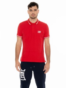 Leone Basic męska koszulka polo z kołnierzykiem