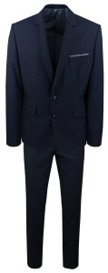 Granatowy Garnitur na Studniówkę lub Wesele - Taliowany - Casino