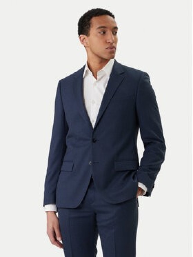 HUGO Garnitur Henry/Getlin232X 50558069 Granatowy Slim Fit
