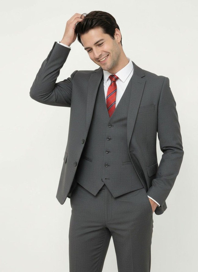 Klasyczny Krawat Klubowy - Alties - Pomarańczowy w Prążek