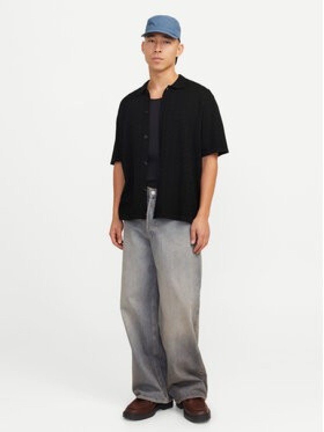 Jack & Jones Koszula Tyler 12272863 Czarny Loose Fit